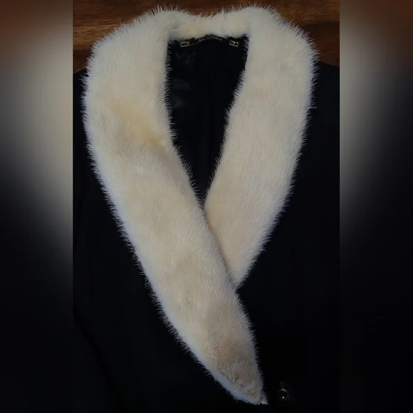 Ralph creation 1960s vintage wool fur trim coat - Picture 10 of 11